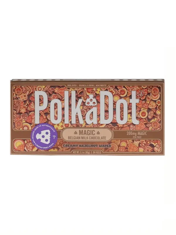 Creamy Hazelnut Wafer PolkaDot Chocolate Bar