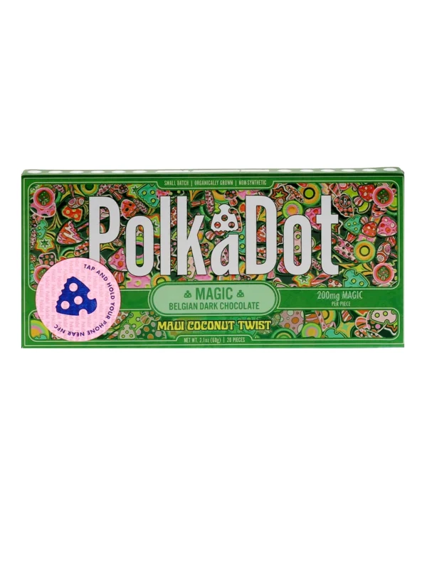 Maui Coconut Twist PolkaDot Chocolate Bar